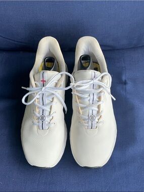 G/FORE Men's Cream-White Golf Shoes